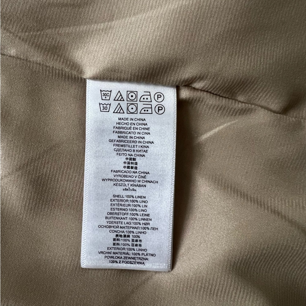 Michael Kors Linen Long Vest, Sleeveless Blazer size XSmall - Picture 4 of 8